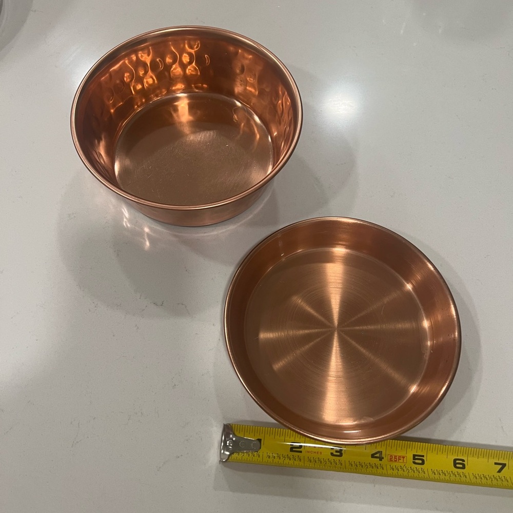 Cooper Kitty water food dishes!